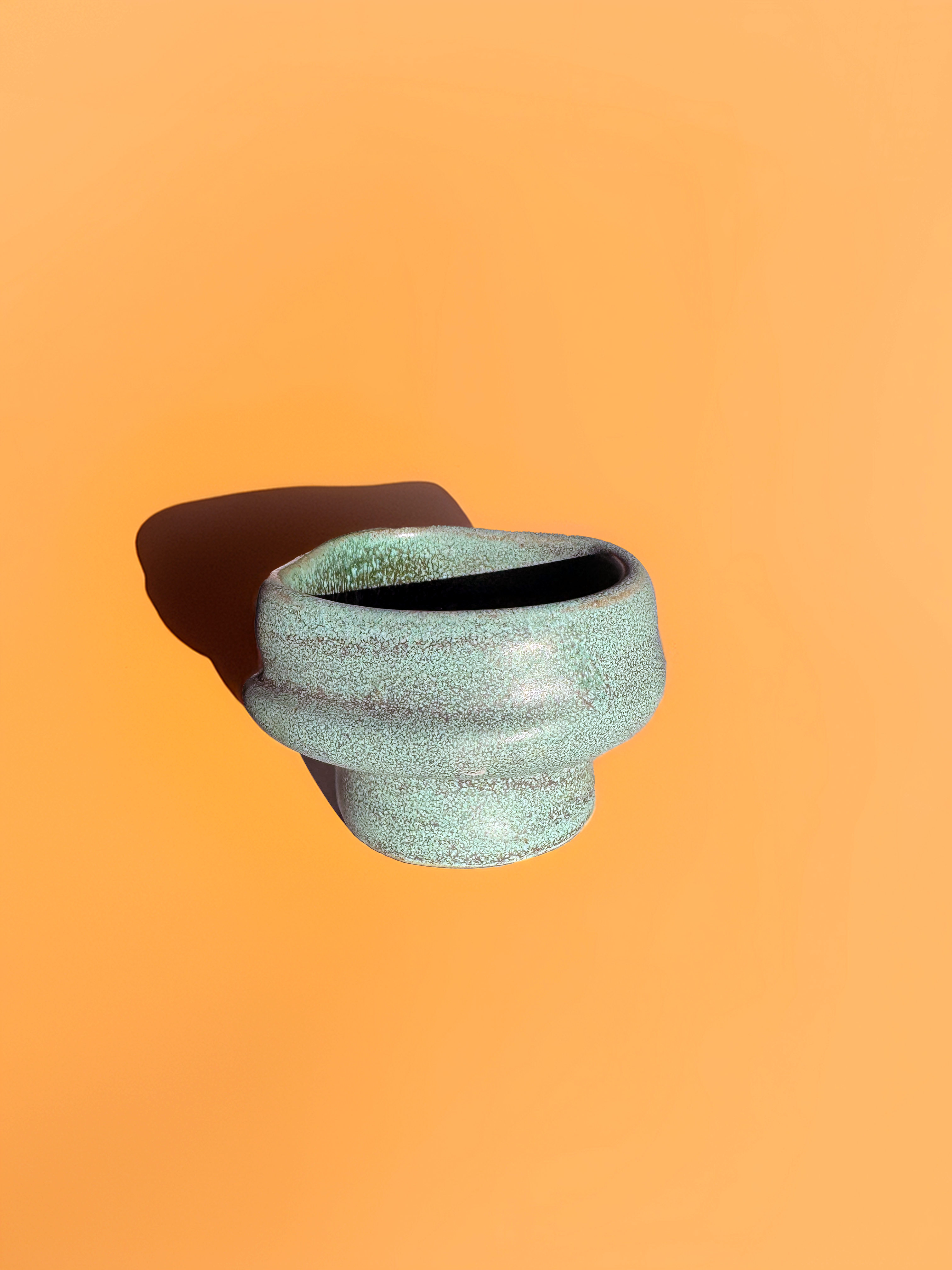 Ceramic Handmade Organic Teal Mug