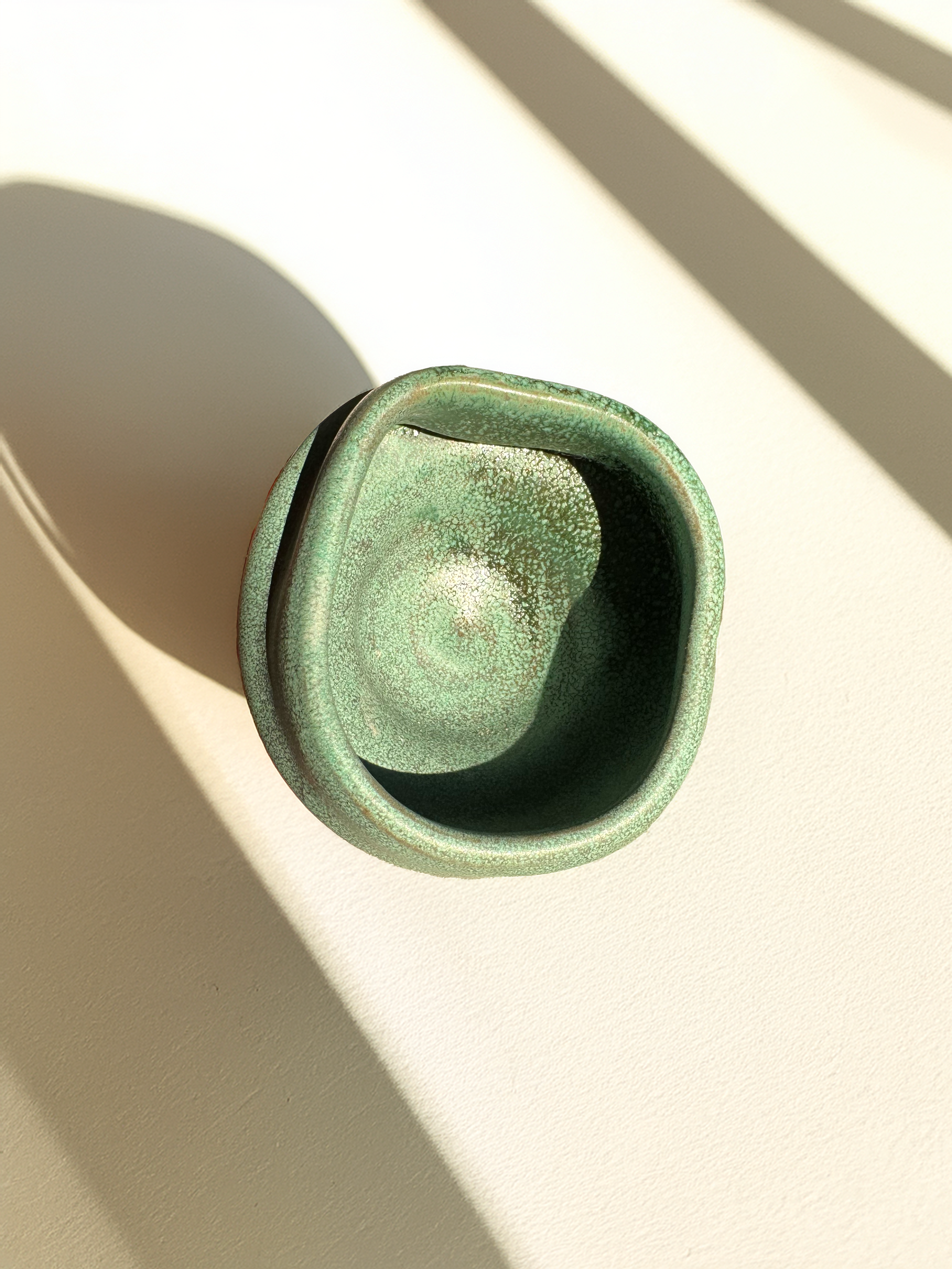 Ceramic Handmade Organic Teal Mug
