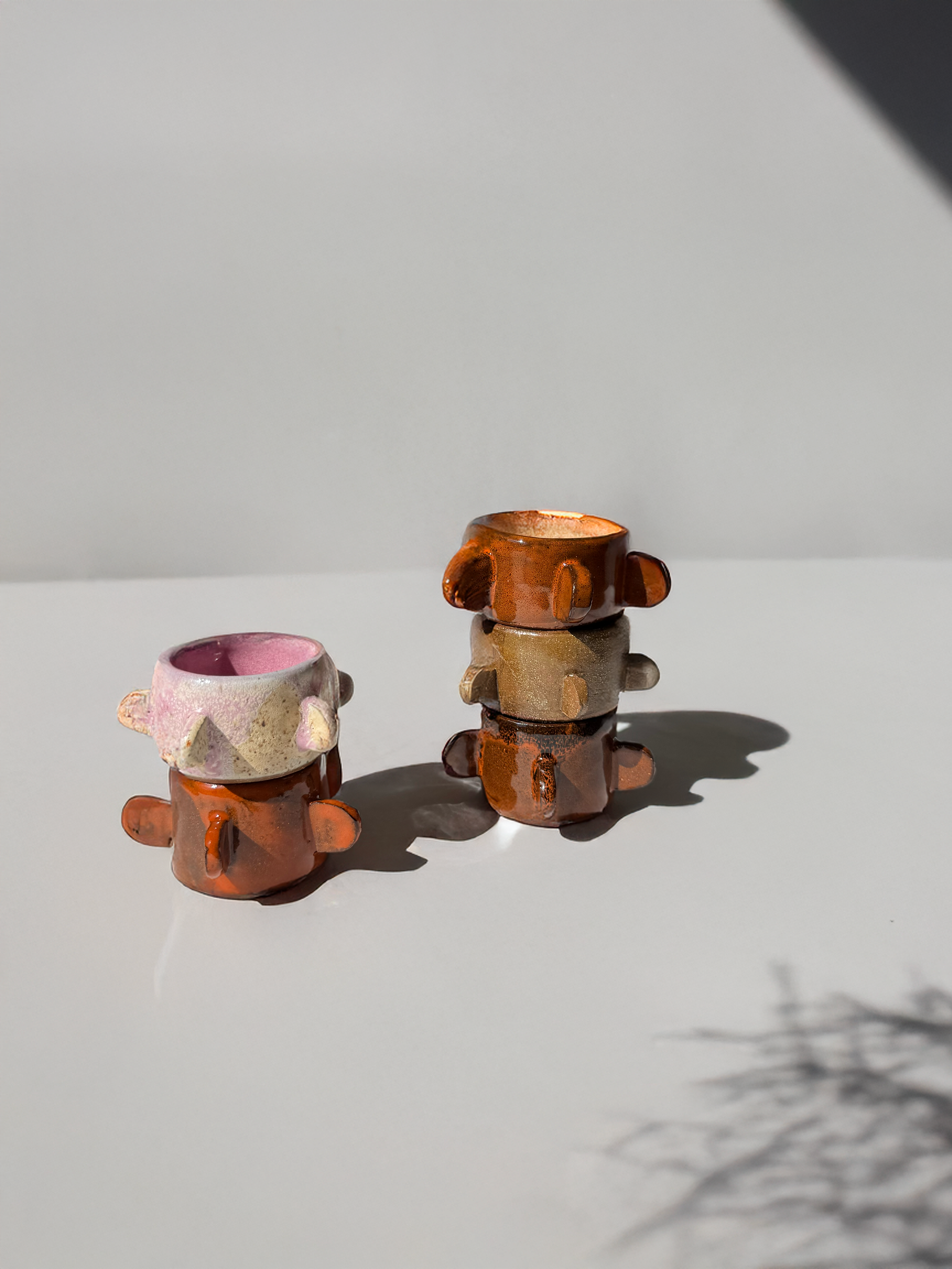 Ceramic Flower Espresso Cup, Unique Ceramic Coffee Mug, Made to Order