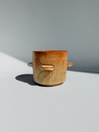 Handmade Ceramic Planter with Drainage Hole: Unique Indoor Plant Pot