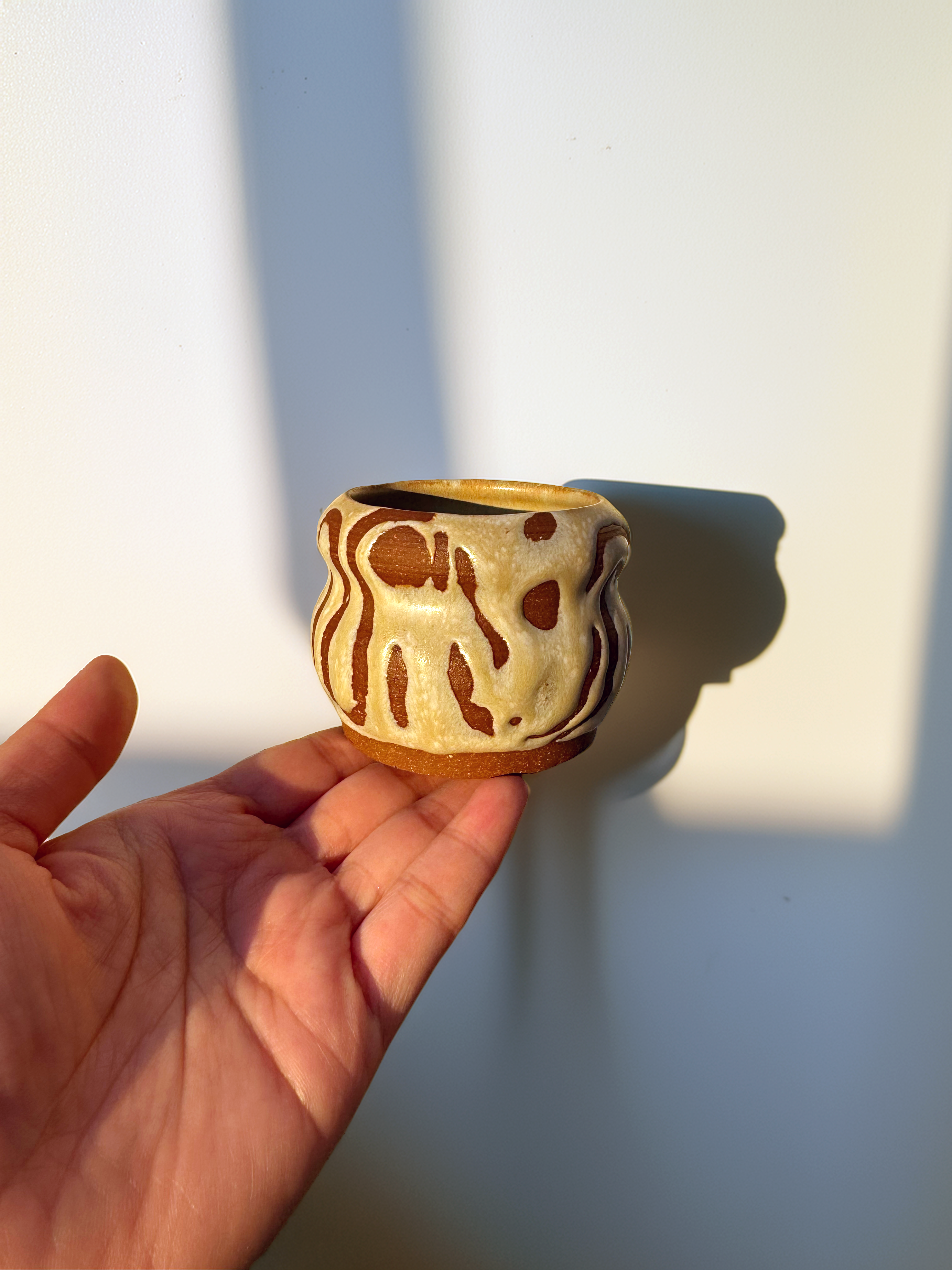 Handmade Ceramic Espresso Cup, Artisan Pottery - Made to order