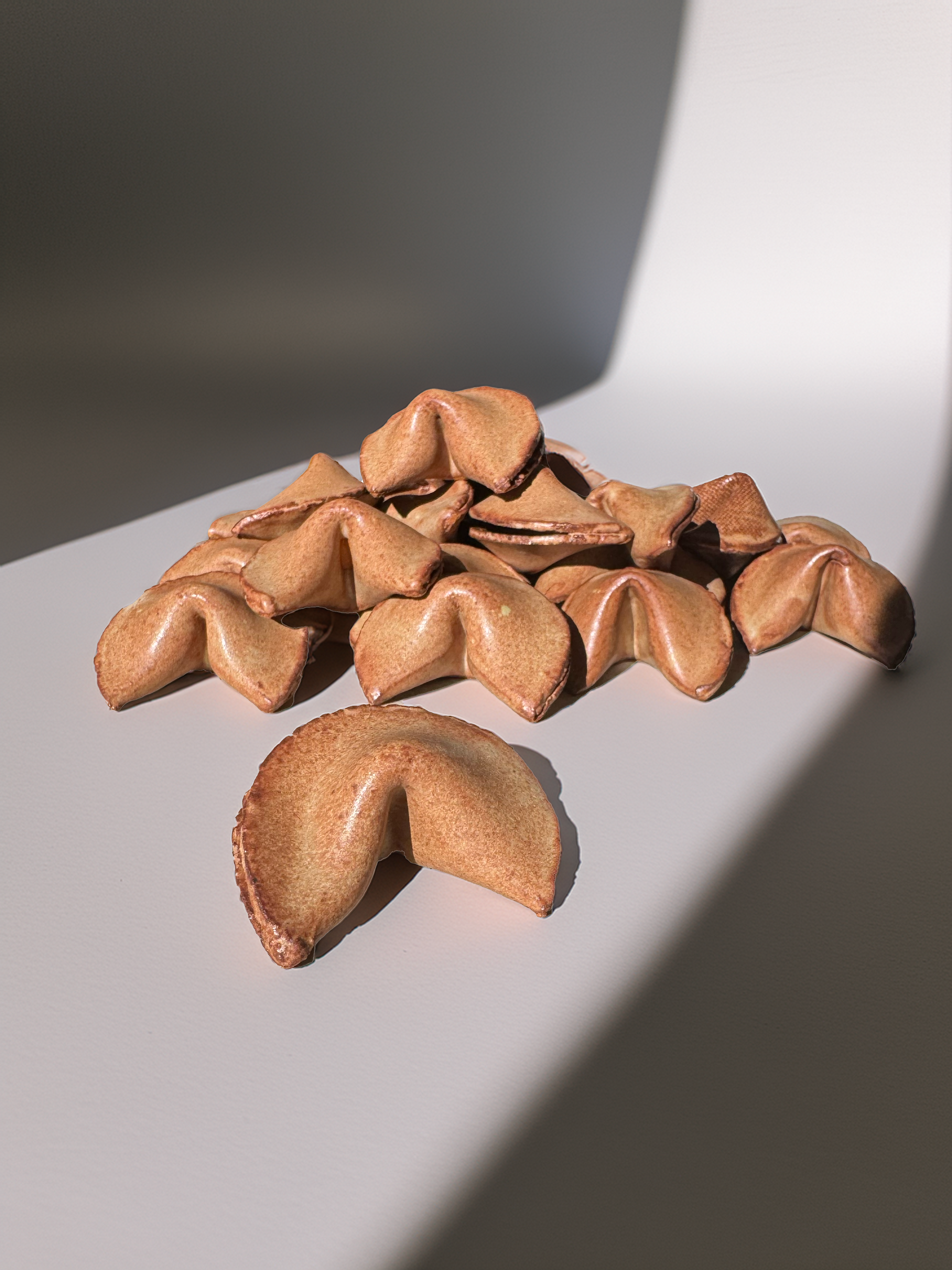 Ceramic Fortune Cookies From The Future, Hand-made Ceramic Gift