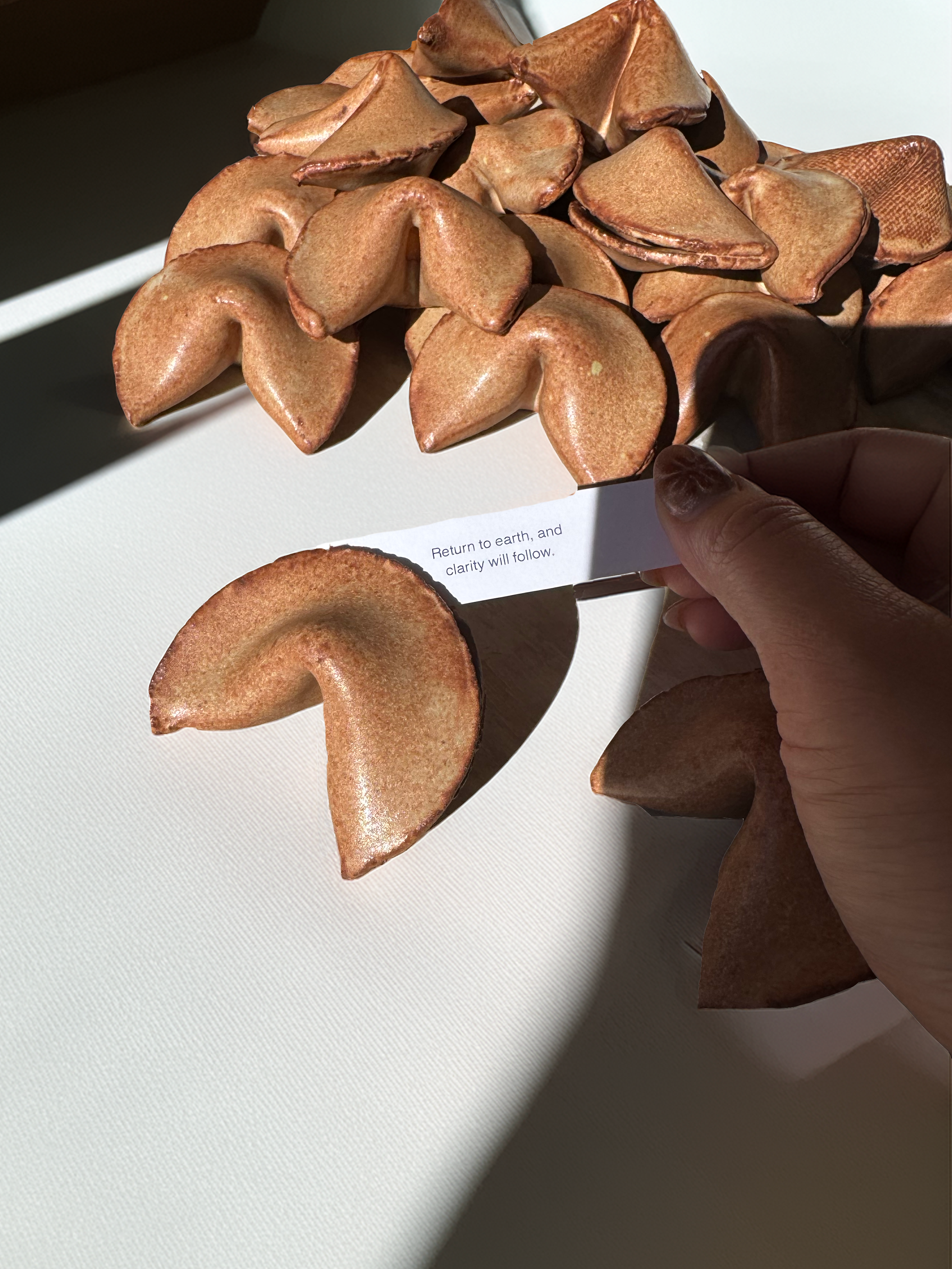 Ceramic Fortune Cookies From The Future, Hand-made Ceramic Gift