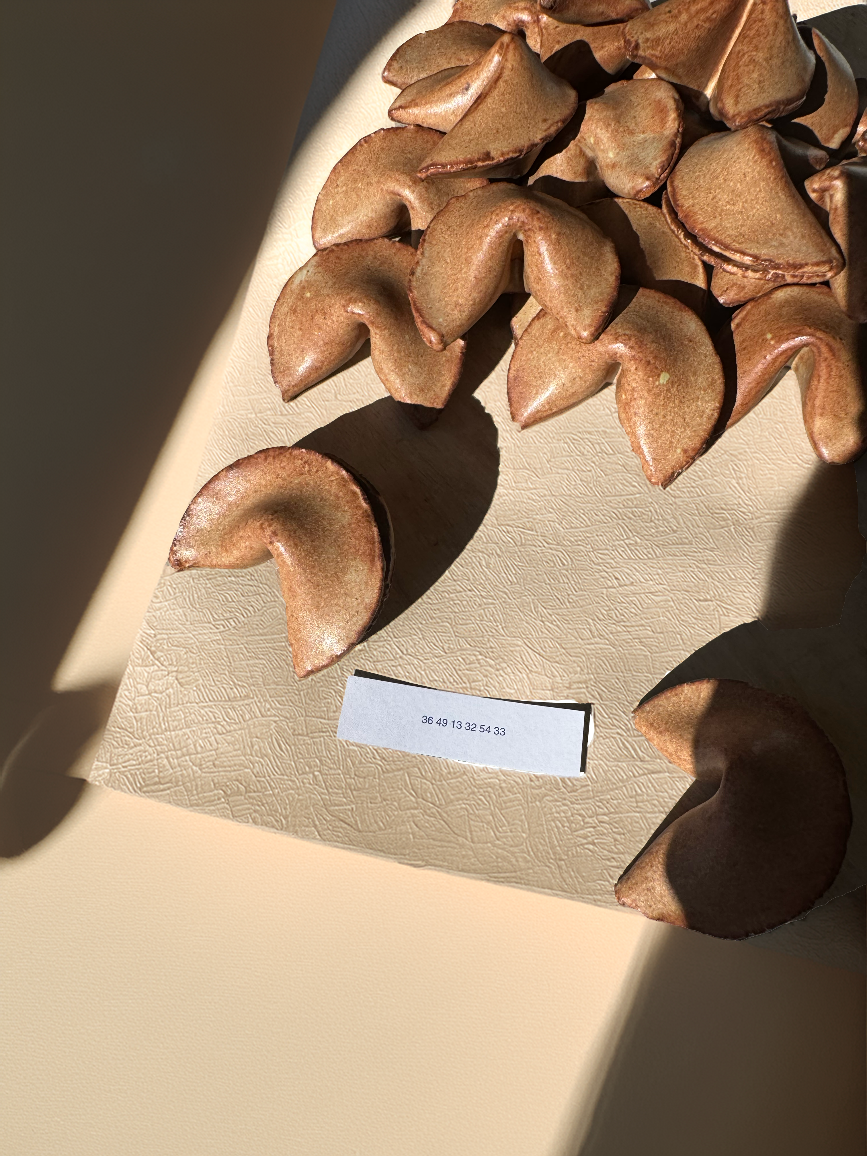 Ceramic Fortune Cookies From The Future, Hand-made Ceramic Gift