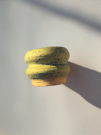 Handmade Ceramic Espresso Bubble Mug, Artisan Pottery