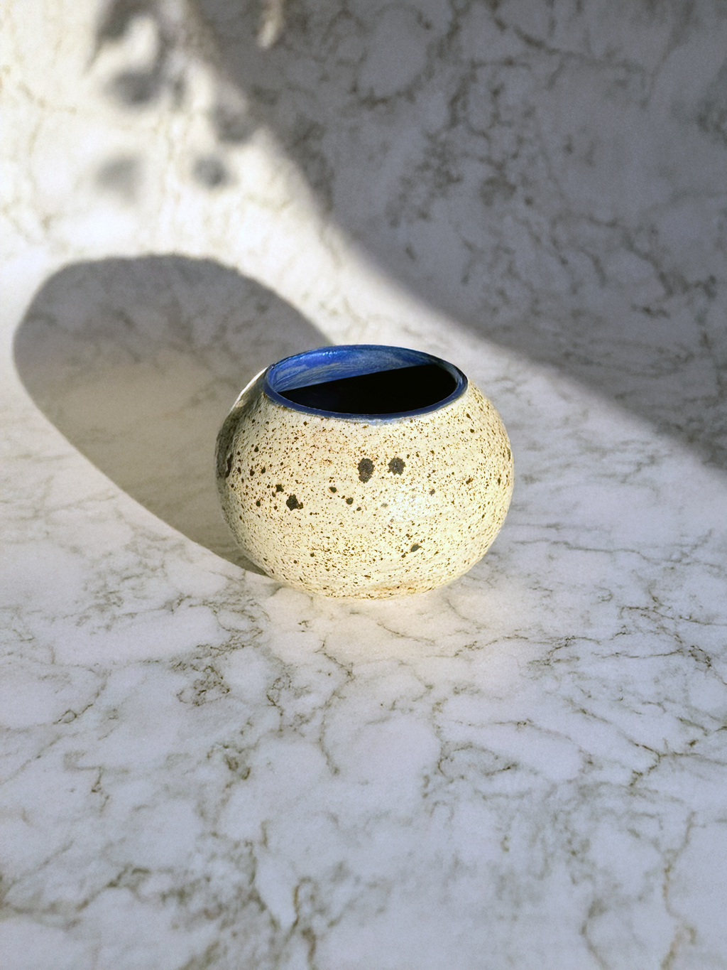 Hand-made Ceramic Speckled Flower Vase