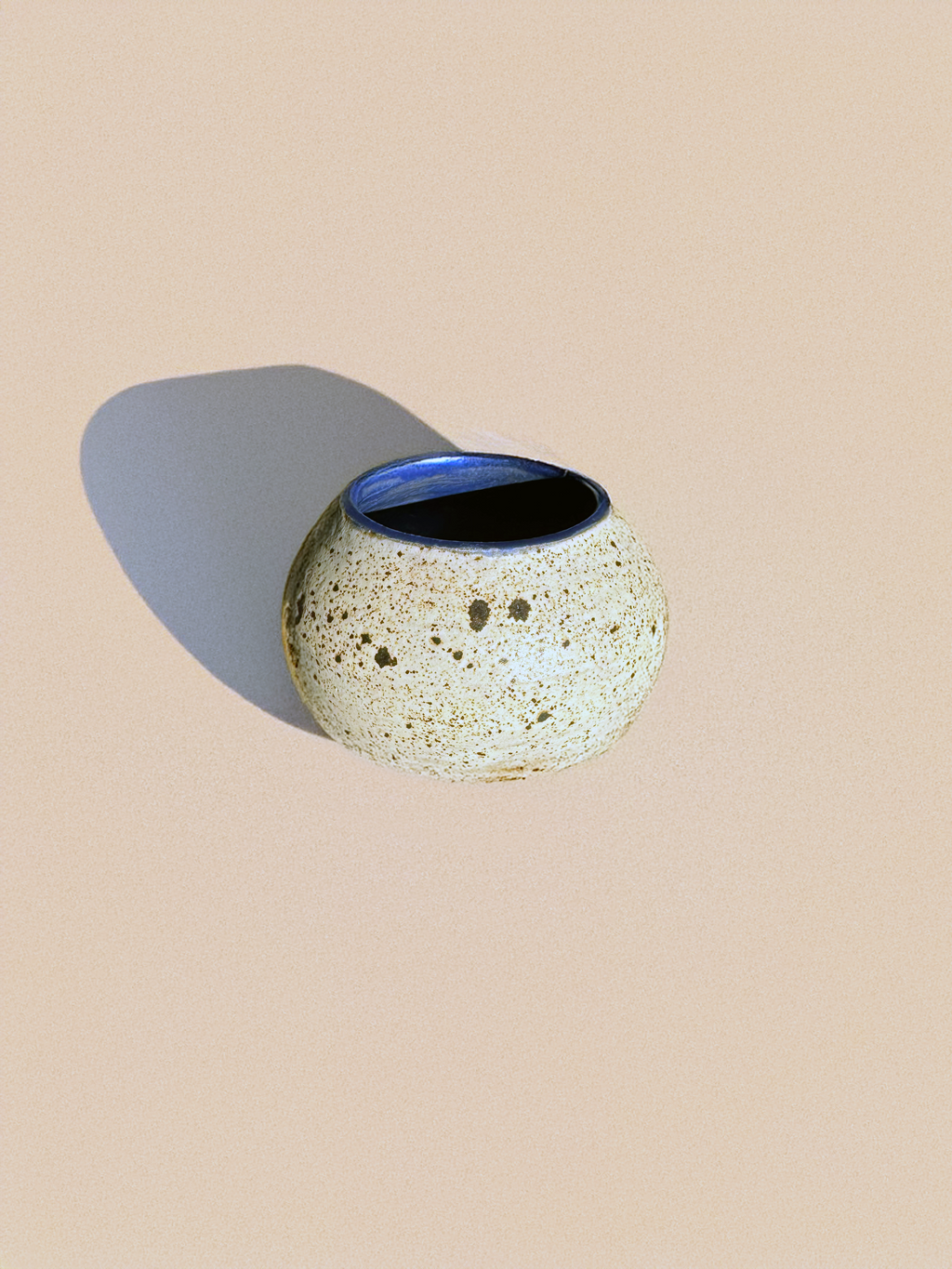 Hand-made Ceramic Speckled Flower Vase