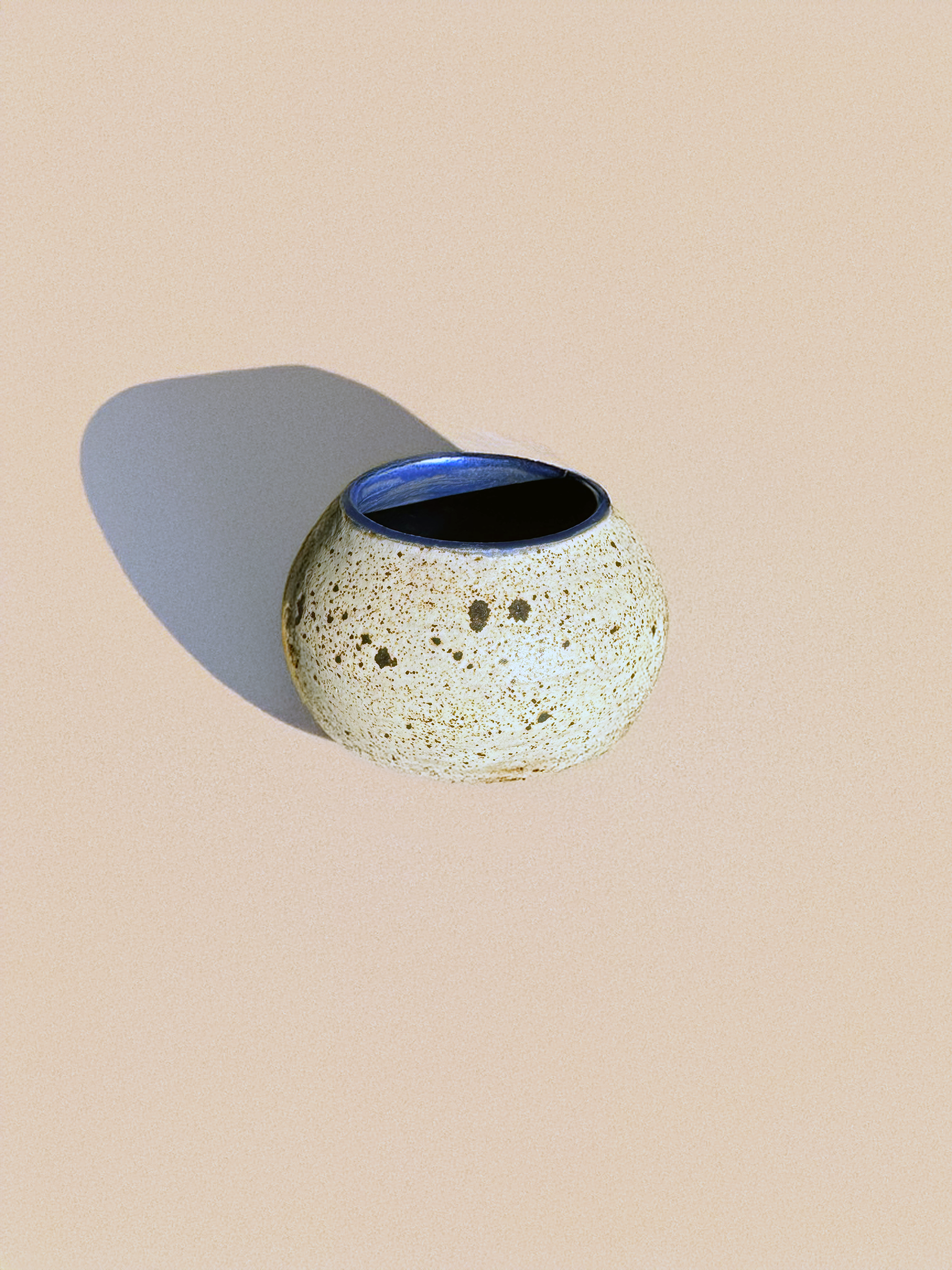Hand-made Ceramic Speckled Flower Vase